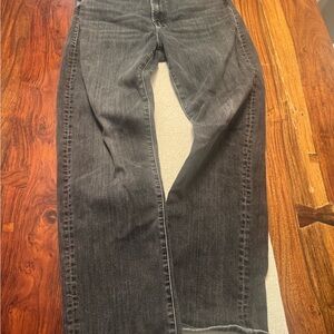 MOTHER- faded black straight - The Fitcher straight ankle